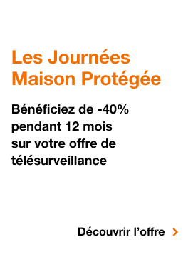 Les Journées Maison Protégée, Les Journées Maison Protégée. Bénéficiez de -40% pendant 12 mois sur votre offre de télésurveillance. Découvrir l'offre