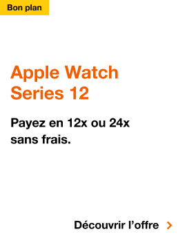 Accessoires, airbox et tablettes, Bon plan Apple Watch Series 12. Payez en 12 fois ou 24 fois sans frais. Cliquez pour découvrir l'offre